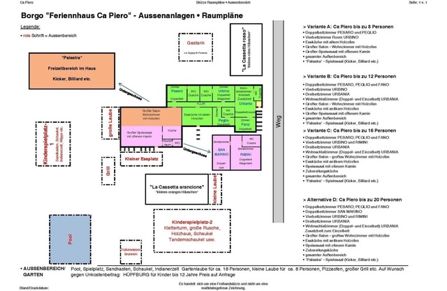 Ferienhaus für 12 Gäste mit 290m² in Urbino (127358)