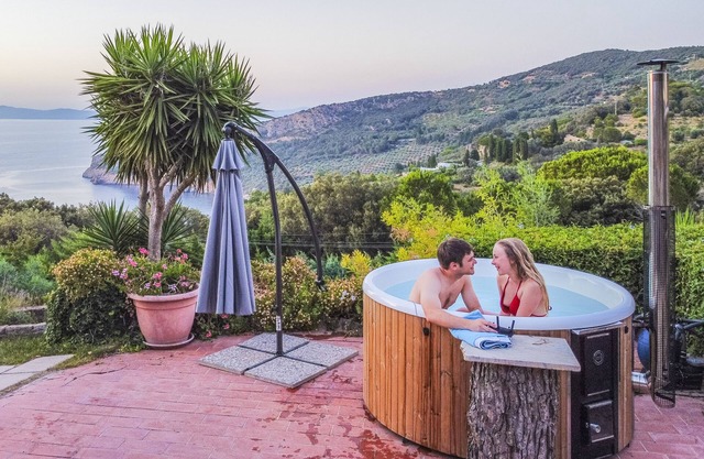 Ferienhaus im Weinberg am Meer
