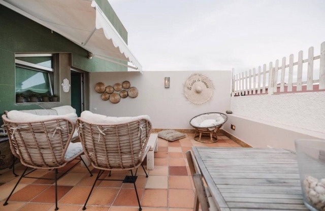 Ferienhaus 'La Casita De Vanessa' mit Meerblick, Terrasse und WLAN