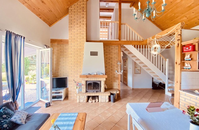 Ferienhaus bei Swinemünde an der Ostsee mit Whirlpool und Sauna auf dem Land