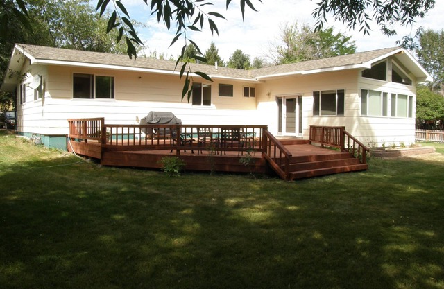 Ferienhaus am Missouri River, 3 Zim., 2 Bäder für 10 Personen,