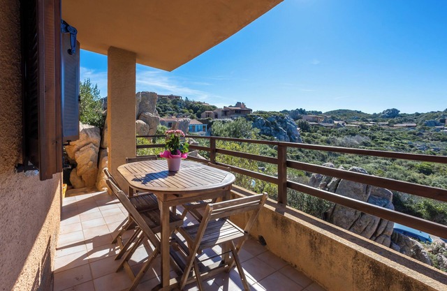 Ferienhaus "Villetta Panoramica Con Piscina" mit Meerblick, Gemeinschaftspool und Privatterrasse