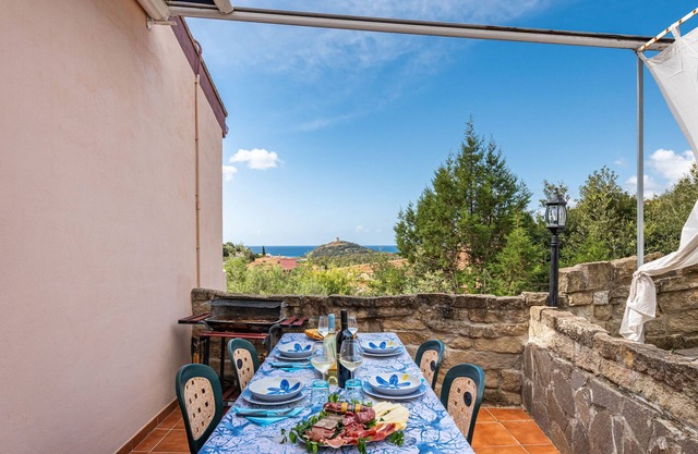 Ferienhaus "Villa Leonardo Sud Sardegna" mit Meerblick, privater Terrasse und WLAN