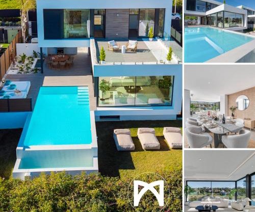 VACATION MARBELLA I Villa Chic, Cutting-Edge Amenities, Private Heated Infinity Pool, Golf Front Location, Cinema Room