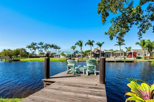 VacationSunwind Delray home! Water Front Pool Dock near Beach