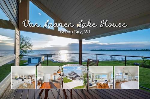 Van Laanen Lake House - Luxury Bayfront Home with Canoe & Lambeau Views