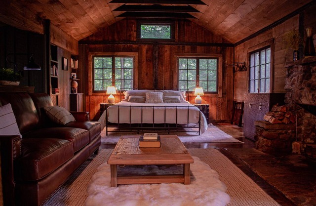 Escape to another world in a renovated 130 y.o. cabin on 850 acres.
