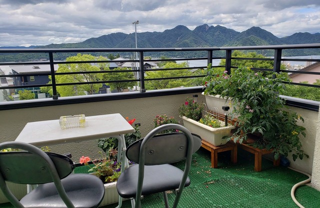 Habitación (máximo 25 personas) con vista panorámica de Miyajima.Buen acceso a atracciones turísticas.