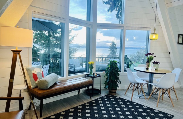 Views, Hot Tub, Beach Access - Cabin on Camano!