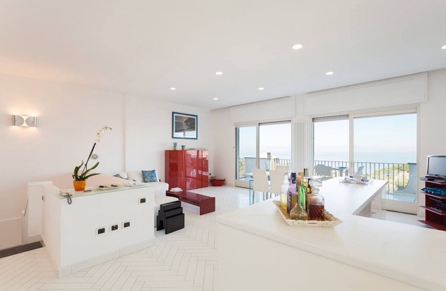 Villa Abate mit Blick auf die Bucht von Neapel