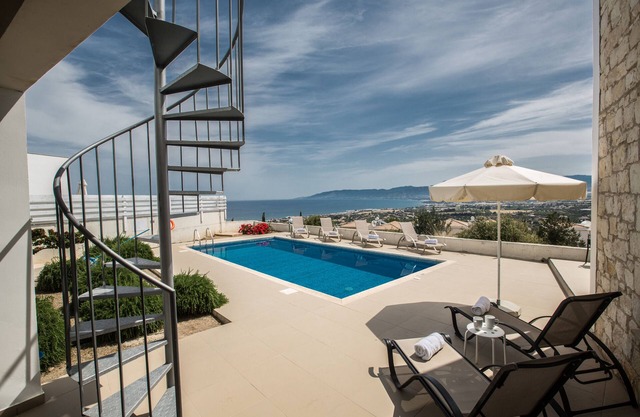 Villa Abbie, Panoramablick auf das Meer