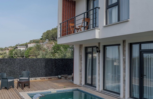 Villa ADA marmaris lüks özel havuzlu villa, 6 kişilik konaklama, doğanın içind