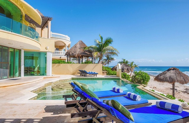 Ocean Front Villa Arghy Ort zu sein, wenn in Tulum, Mx