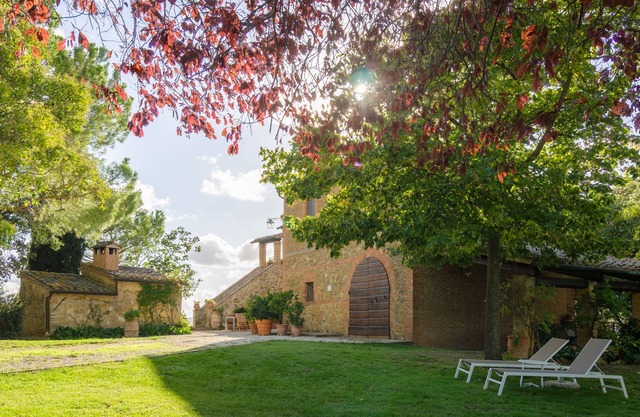 Villa Arpicella Pienza Siena Italien Toskana, eine atemberaubende, grüne, friedliche Ecke