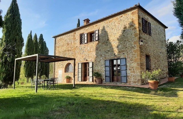 Ferienhaus Banditello, Abgeschiedenes, Panorama über das Tal von Montepulciano.