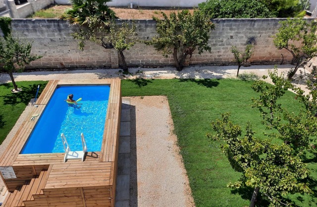 Villa Capitano mit direktem Zugang zum Strand über eine Privatstraße