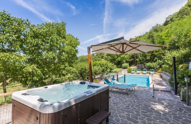 Villa degli Artisti, schöne Villa mit Pool in der Nähe von Piobbico, im Norden der Marken.
