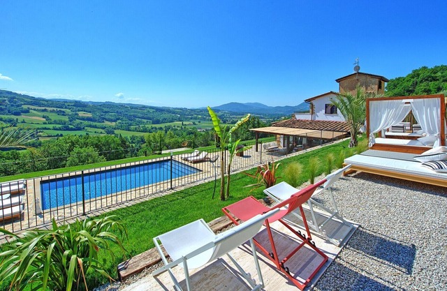 Villa Destino – Luxusvilla mit privatem Schwimmbadbauf den Hügeln von Montone, Umbrien