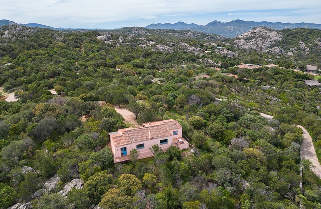 Villa Emersed in Nature Close to San Pantaleo and Costa Smeralda