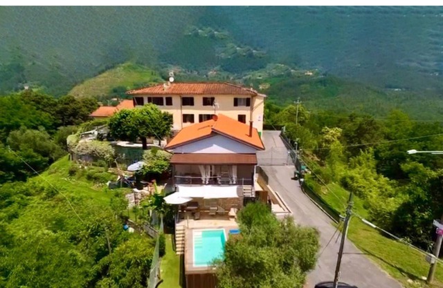 Villa Flora On the hills of Lucca with exclusive pool suitable for families