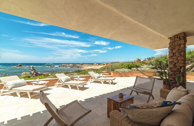 Villa 'Gabbiani' mit Meerblick, WLAN und Klimaanlage