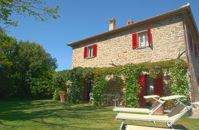 Villa il Giuggiolo, altes Landhaus mit Pool in der Azienda Fontelunga