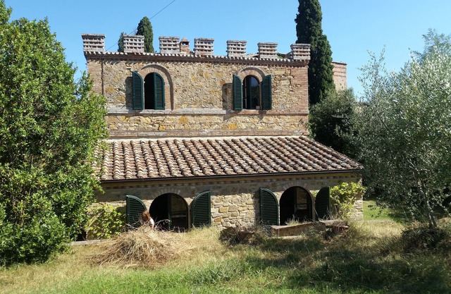 Villa vor Montalcino in der Nähe von Schloss Verdelli