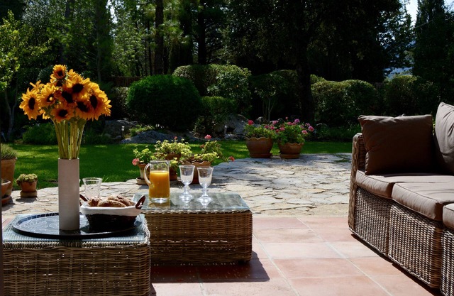 Villa in La Font, Stadtrand von Pollenca, Mallorca, Privater Pool, Älterer Garten