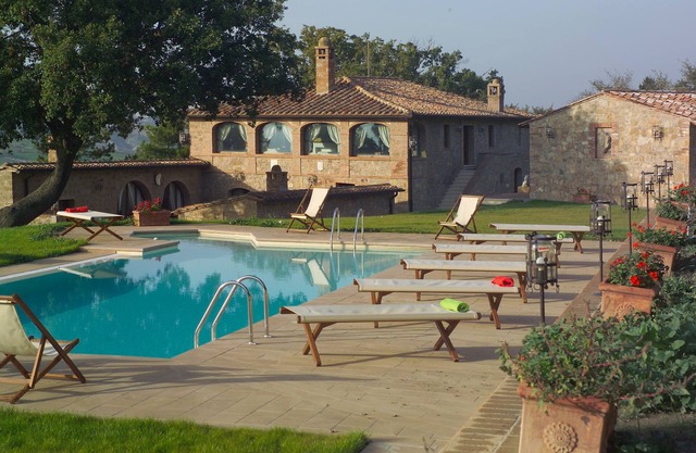 Villa in Pienza mit Pool,Klimaanlage,grosser Garten,Grillplatz, bis 14 Pers