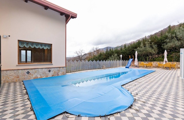 Villa in San Mango with Pool and Hot Tub