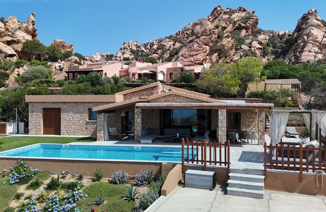 Villa Rosa A Costa Paradiso vue mer Avec Piscine - Jacuzzi