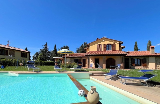 Borgo Stille Urlaub Unterkunft Villa Ludovica 4 km von Lajatico