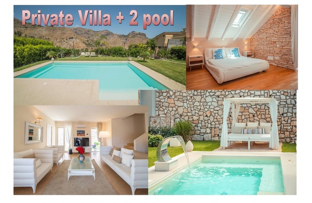 Villa Mastrissa - Private Design-Villa mit 2 Swimmingpools
