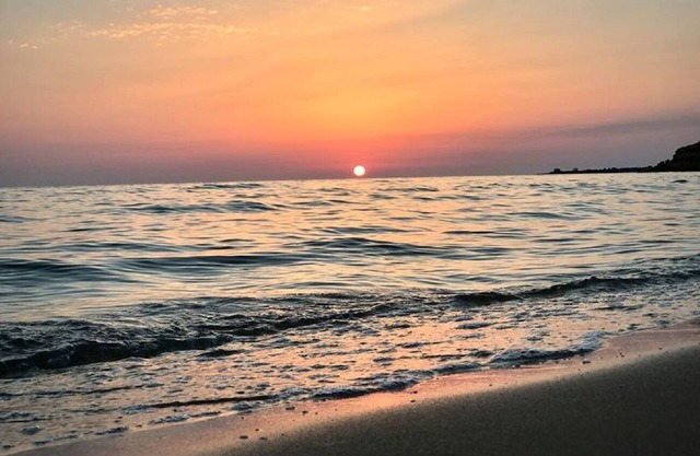 Villa Mittelmeer Sonnenuntergang