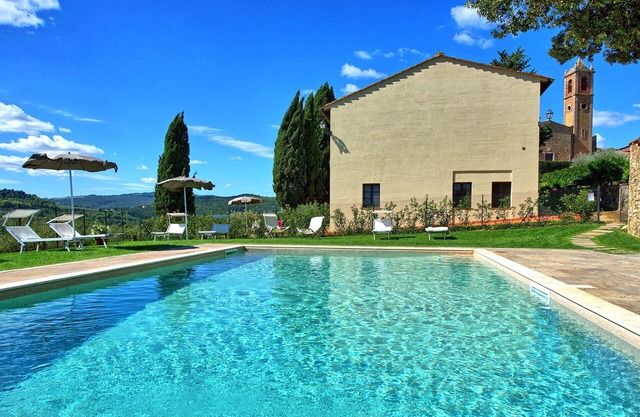Villa, Montauto - Ferienvilla mit Swimmingpool in der Nähe von San Gimignano