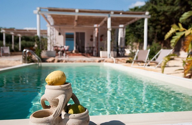 Villa auf dem Meer von Selinunte