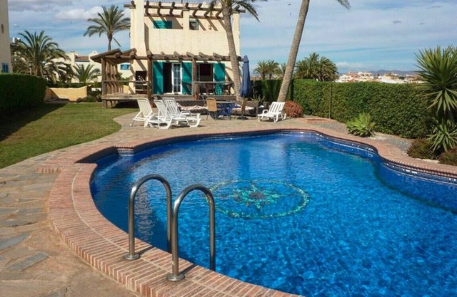 Villa Palomares on the beachfront right on the beach