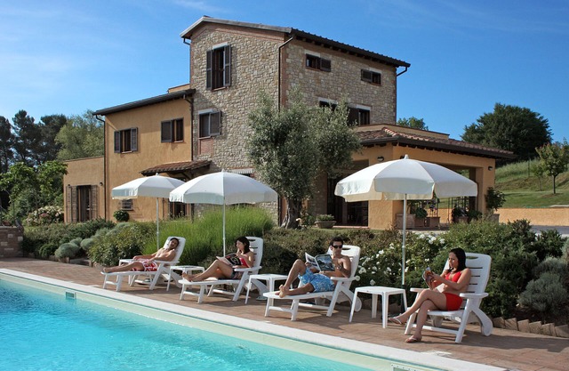 Villa 'Pian del Rocchio' - Wunderschönes Landhaus in einer üppigen umbrischen Hochebene