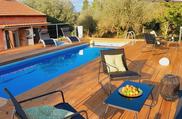 Villa Relax among the Olive Trees offers accommodation with a private pool.