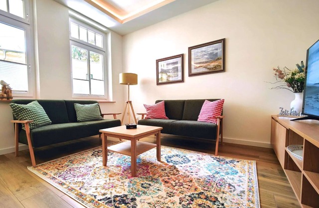Villa Seelust Fewo 6: strandnahe, geschmackvoll und hochwertige 3-Zimmer-Fewo