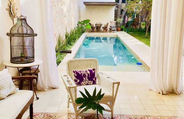 Villa Sochic, atemberaubende zeitgenössische Kolonialzeit in der Nähe des Paseo de Montejo