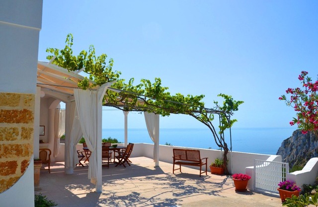 Villa Sonia mit Blick auf das Meer