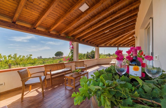 Villa Torrenova, eingebettet in der Landschaft