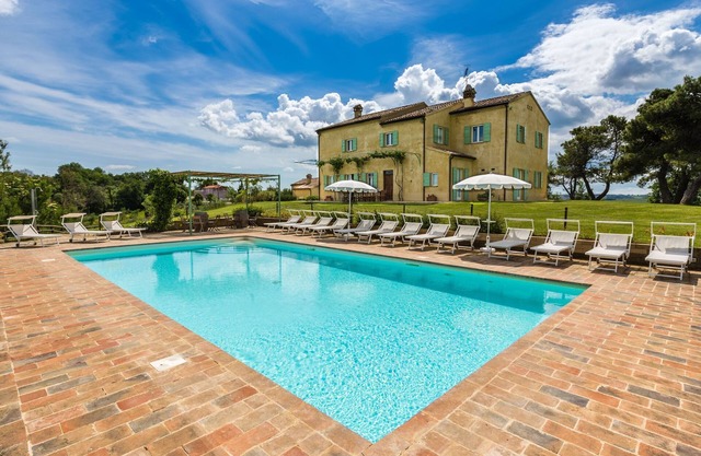 Villa Vista Mare, wunderschöne Villa im Norden der Region Marken, in der Nähe der Adriaküste