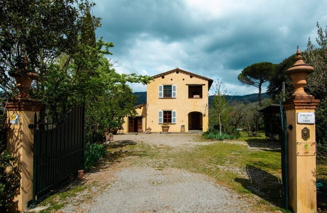 Villa mit privatem Pool, Tennisplatz und Tischtennisplatte in Castiglion Fiorentino. Panoramalage, f