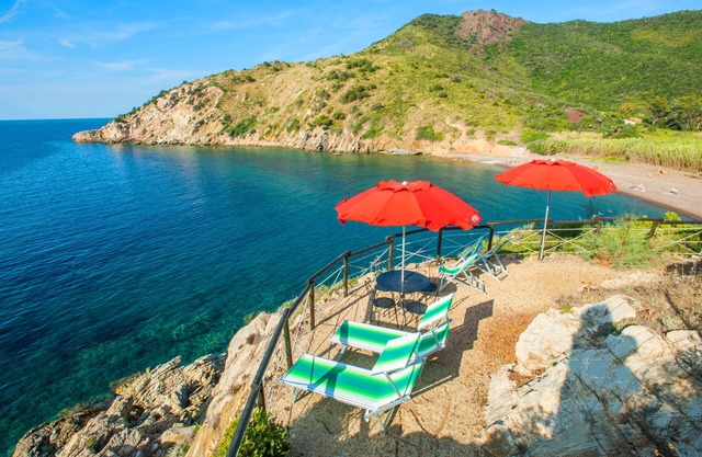 Villa mit Panorama-Terrasse auf dem Meer, Insel Elba