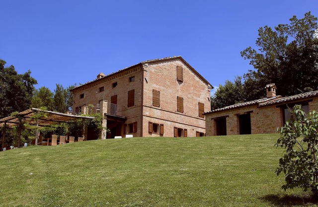 Villa mit privatem Pool Bergblick, in der Nähe von Amandola, Ascoli Piceno, (Fermo)