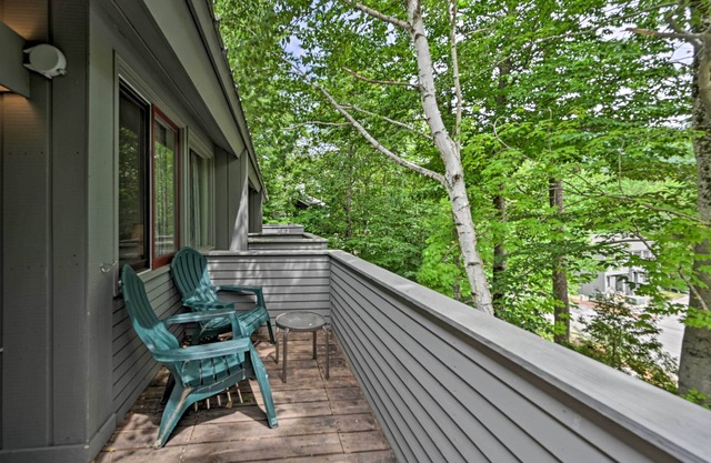 Village of Loon Mtn Condo w/ Fireplace & Balcony!