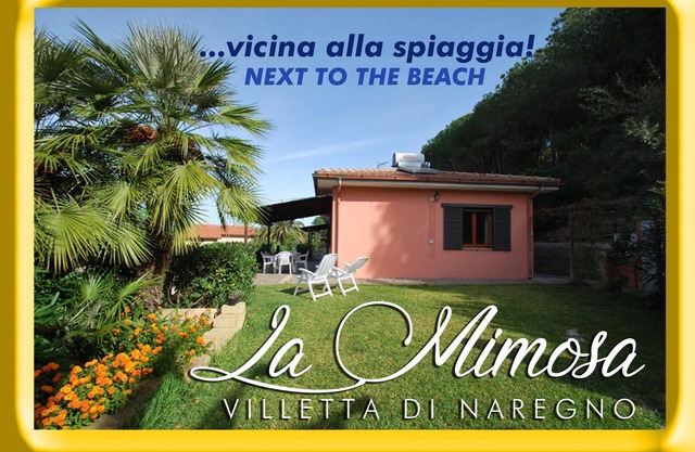 SCHÖNE VILLA MIT GARTEN, WENIGE SCHRITTE VOM STRAND ENTFERNT: Dimora "La Mimosa"
