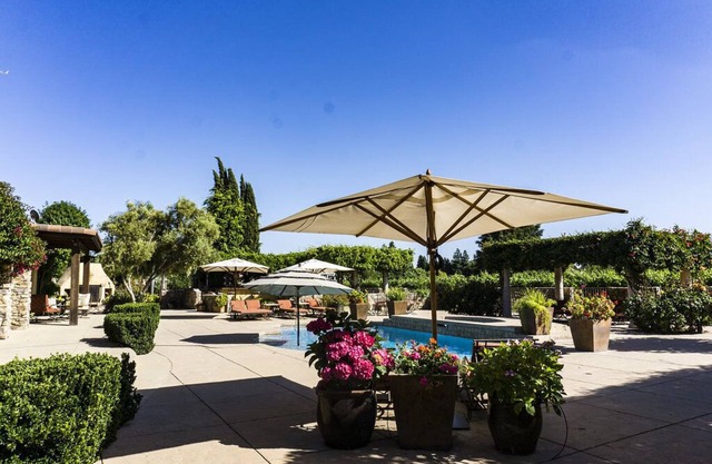 King-Studio am Pool mit eigenem Eingang im Weinberg